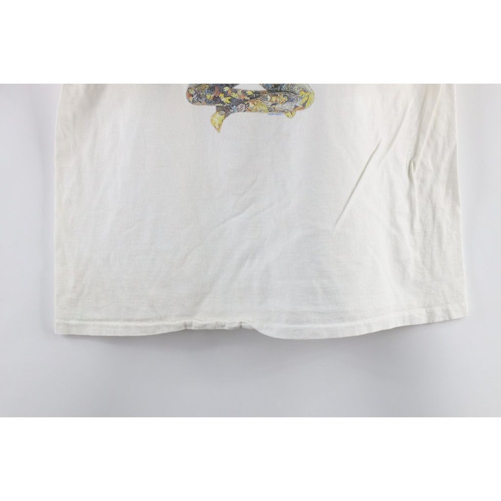 Vintage 90s Mens Size Large Silverchair Grunge Rock Band Tour T-Shirt White USA - Picture 3 of 7